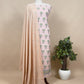 Beige Handloom Banarasi Suit With Paithani Weaving