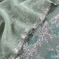 Sage Green Handloom Mulmul Suit With Pitta Work