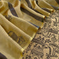 Banarasi chanderi unstitched suit with dupatta


