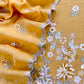 Yellow Pure Mul Cotton Suit With Flower Embroidery