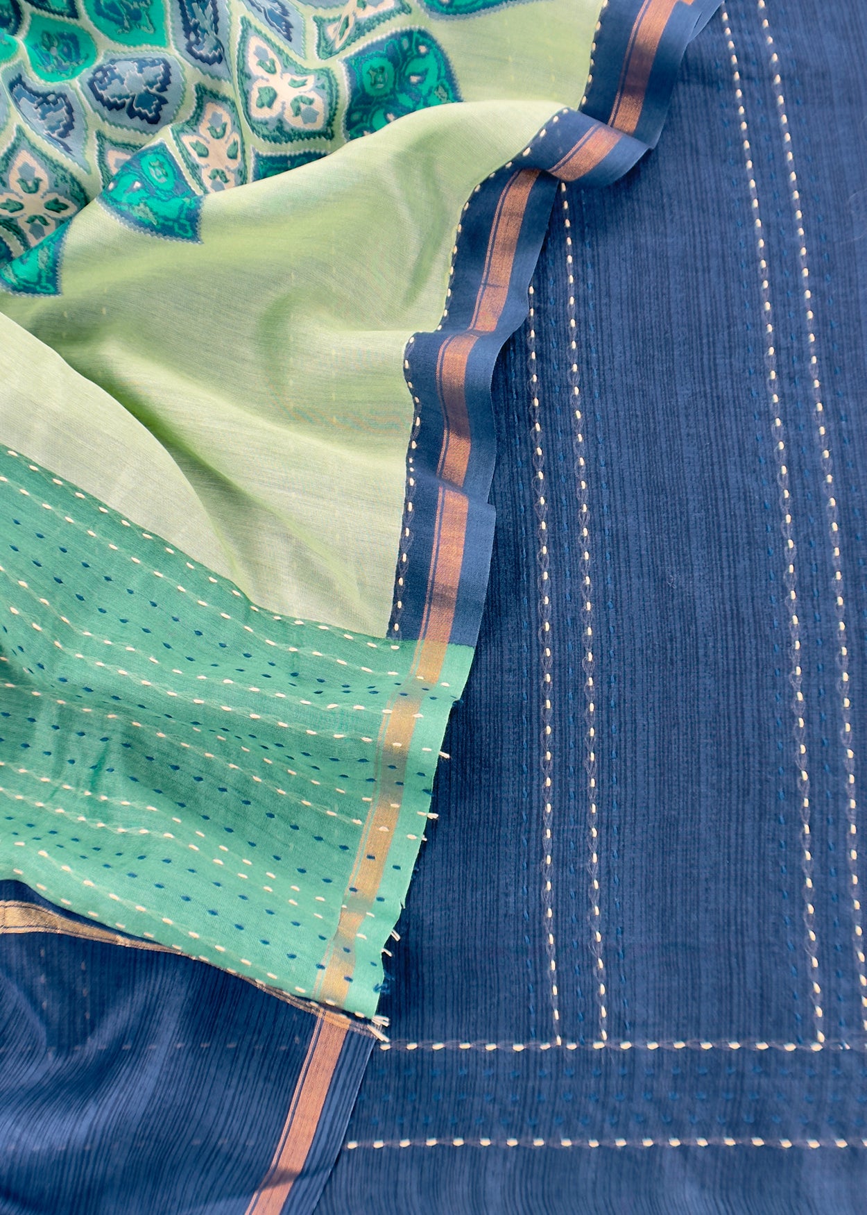 Summer wear maheshwari suit with dupatta

