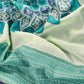 Pure maheshwari suit with Kantha stitch hand embroidered.

