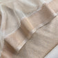 White Banarasi Silk Brocade Suit With Organza Dupatta