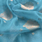 Firozi Banarasi Silk Brocade Suit With Organza Dupatta