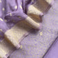 Banarasi Silk Brocade Suit With Organza Dupatta