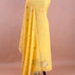 Yellow Linen Chanderi Suit With Gold Zari Jamdani Weaving