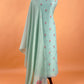 linen chanderi suit with jamdani weaving

