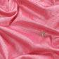Pink Art Tussar Suit With Cutdana And Sequin Handwork
