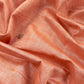 Light Orange Art Tussar Suit With Cutdana And Sequin Handwork