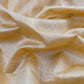 Golden Yellow Art Tussar Suit With Cutdana And Sequin Handwork