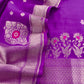 Pure banarasi silk unstitched suit with dupatta

