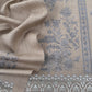 Beige Pure Merino Wool with Beautiful Aari Embroidery