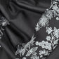 Black Pure Merino Wool with Beautiful Aari Embroidery