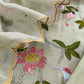 Mulmul suit set with garden embroidery


