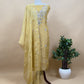 Kalasheel Luxe Green Pure Crushed Tissue Kurta And Organza Dupatta With Zardosi And Dabka Handwork
