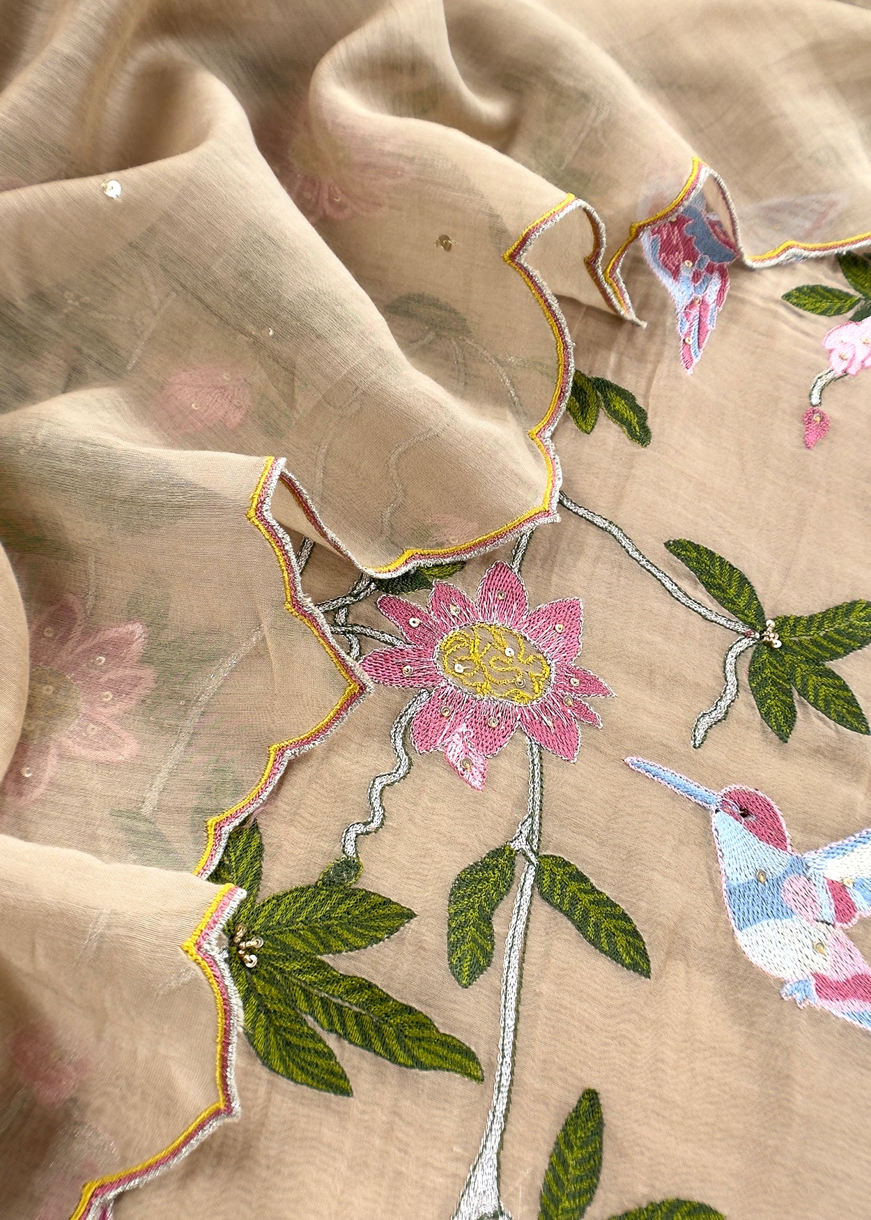 Pure handloom mulmul suit set at the best price

