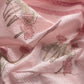 Pink Kota unstitched Suit With Block Printing