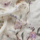 Petal And Poise Dove White Pure Organza Suit With Sequin And Appliqué Handwork