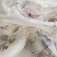 Petal And Poise Dove White Pure Organza Suit With Sequin And Appliqué Handwork