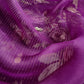 Kalasheel Luxe Deep Violet Pure Organza Suit With Zardosi And Dabka Handwork