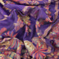 Purple Pure Silk Suit With Kani Gold Zari Weaving