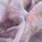 Petal and Poise Lavender Pure Organza Suit with Sequin and Appliqué Handwork
