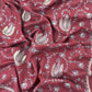 Maroon Merino Wool Unstitched Suit in Aari Embroidery