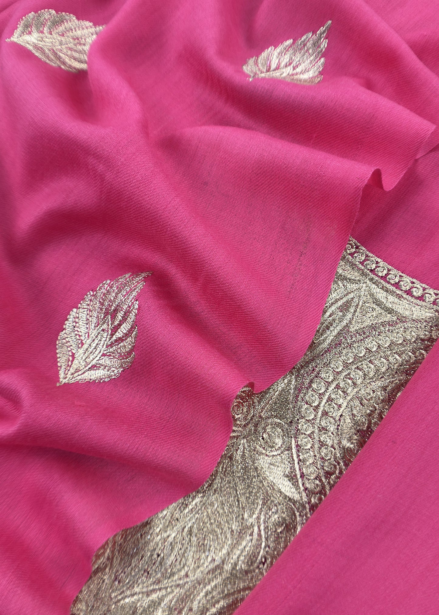 buy unstitched woolen suit in kani weaving