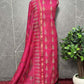 Pink Pure Maheshwari Suit With Pintex Work