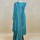 Blue Premium Pashmina Silk Suit With Dupatta