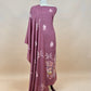 woolen aari embroidery suit with dupatta

