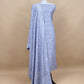 Lavender Blue Banarasi Chanderi Silk Suit With Dupatta