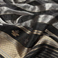Luxe silver Handloom Tissue Silk Kurta And Kora Silk Dupatta With Kadwa Weaving
