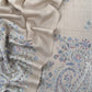 Beige Pure Merino wool with Beautiful Aari embroidery