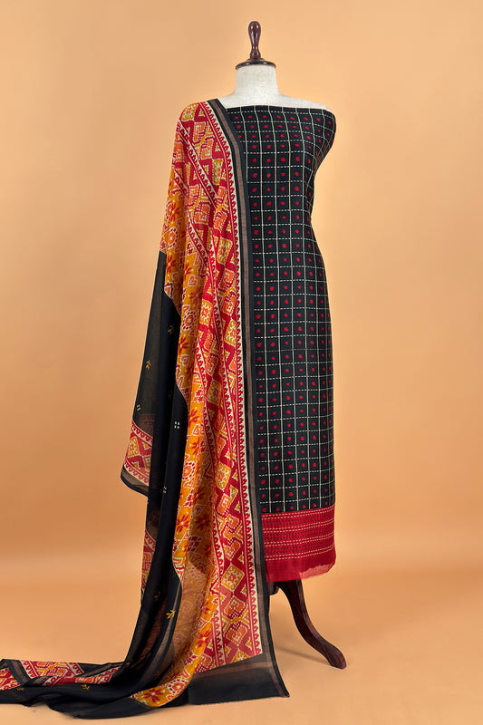 Summer wear maheshwari suit with dupatta

