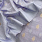Lavender Blue Banarasi Chanderi Silk Suit With Dupatta