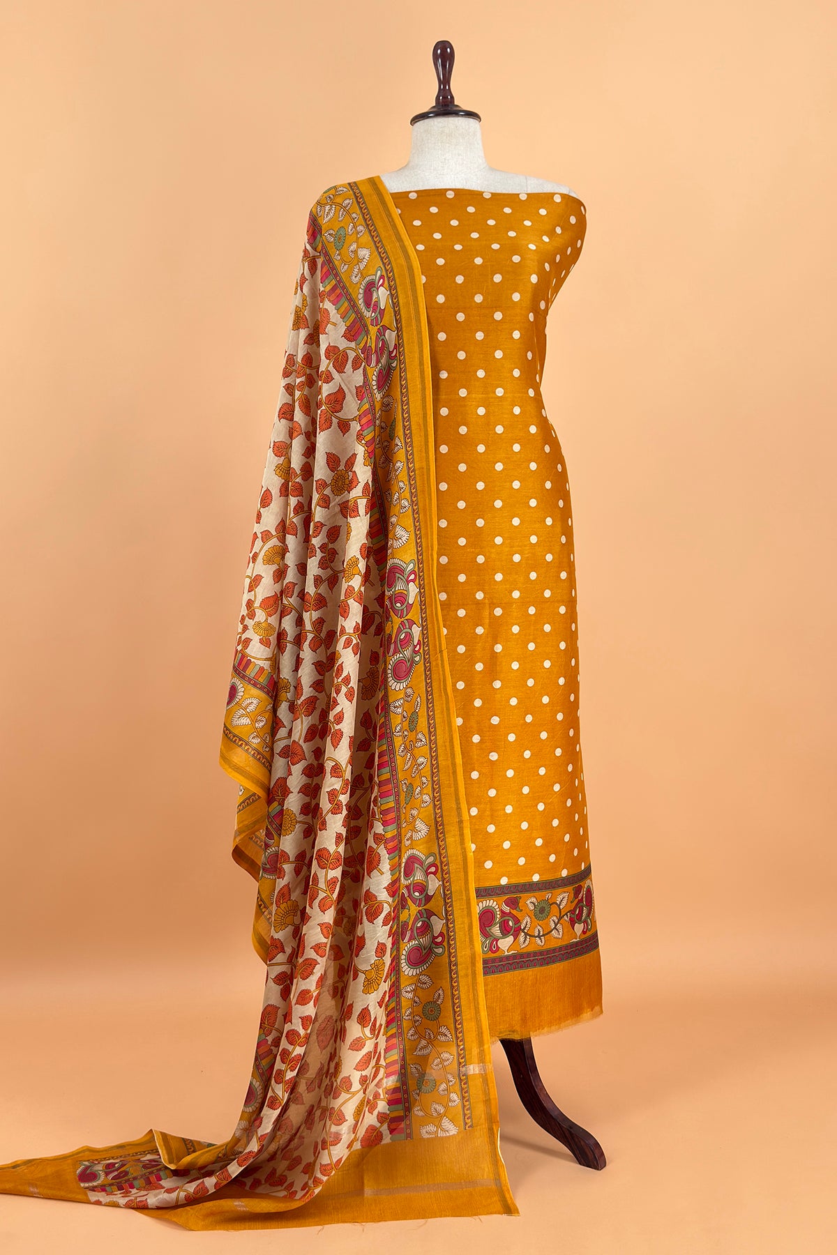 Summer wear maheshwari suit with dupatta

