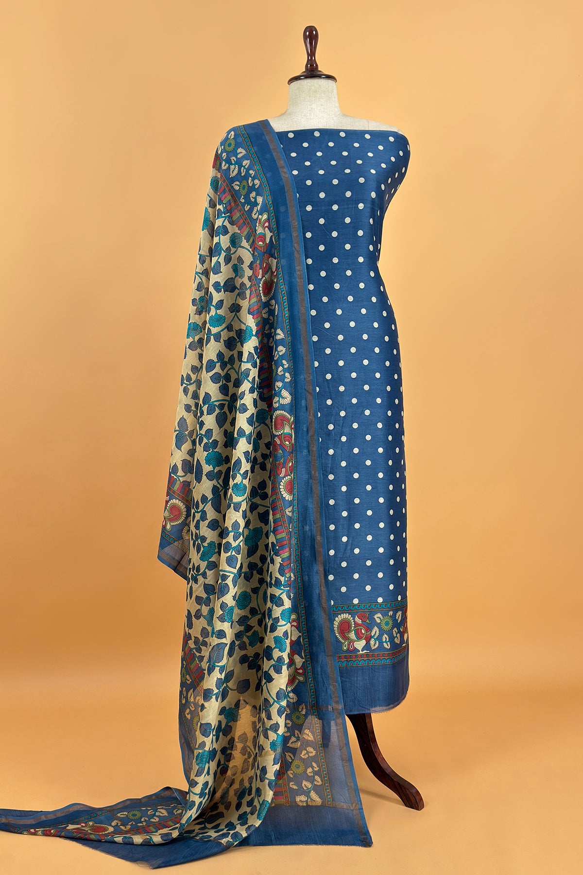 Summer wear maheshwari suit with dupatta

