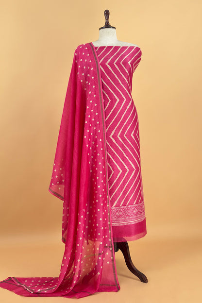 Summer wear maheshwari suit with dupatta

