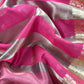 Pink Banarasi Chanderi Suit With Dupatta