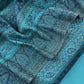Blue Premium Pashmina Silk Suit With Dupatta