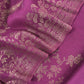 Purple Woolen Unstitched Suit With Kani Weaving