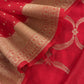 Leela Red Pure Varanasi Silk Kurta And Kora Silk Dupatta With Cutwork Zari Weaving
