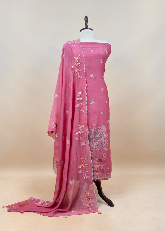 Summer wear suit pure mul cotton fabric

