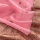 Light Pink Handloom Raw Silk Kurta And Kora Silk Dupatta With Gold Kadwa Weaving