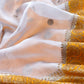 Yellow Handloom Raw Silk Kurta and Kora Silk Dupatta with Gold Kadwa Weaving