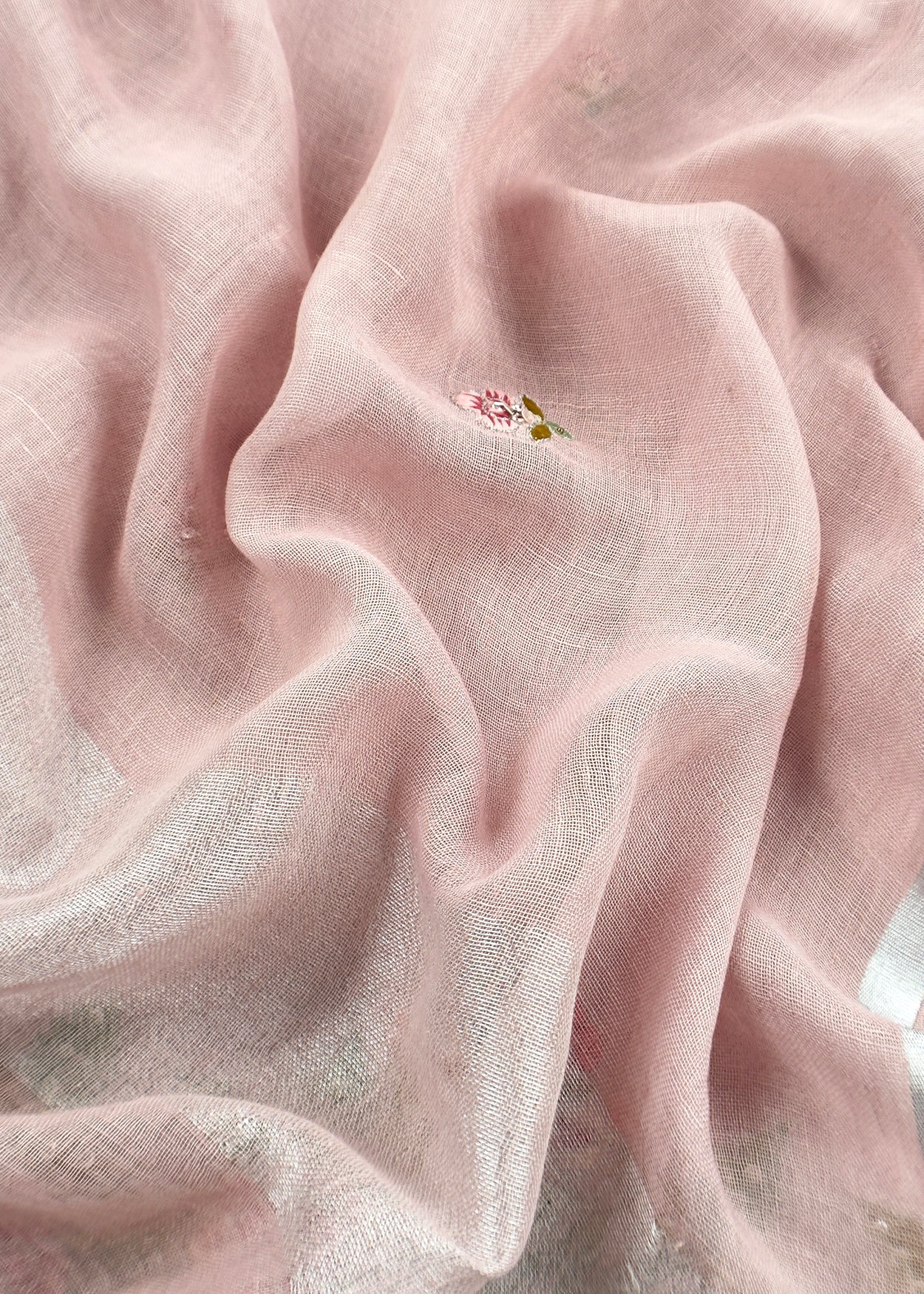 Lilac Presenting Our Pure Linen Unstitched Dupatta-Suit From Kalasheel’s The Little Garden Collection 🕊️