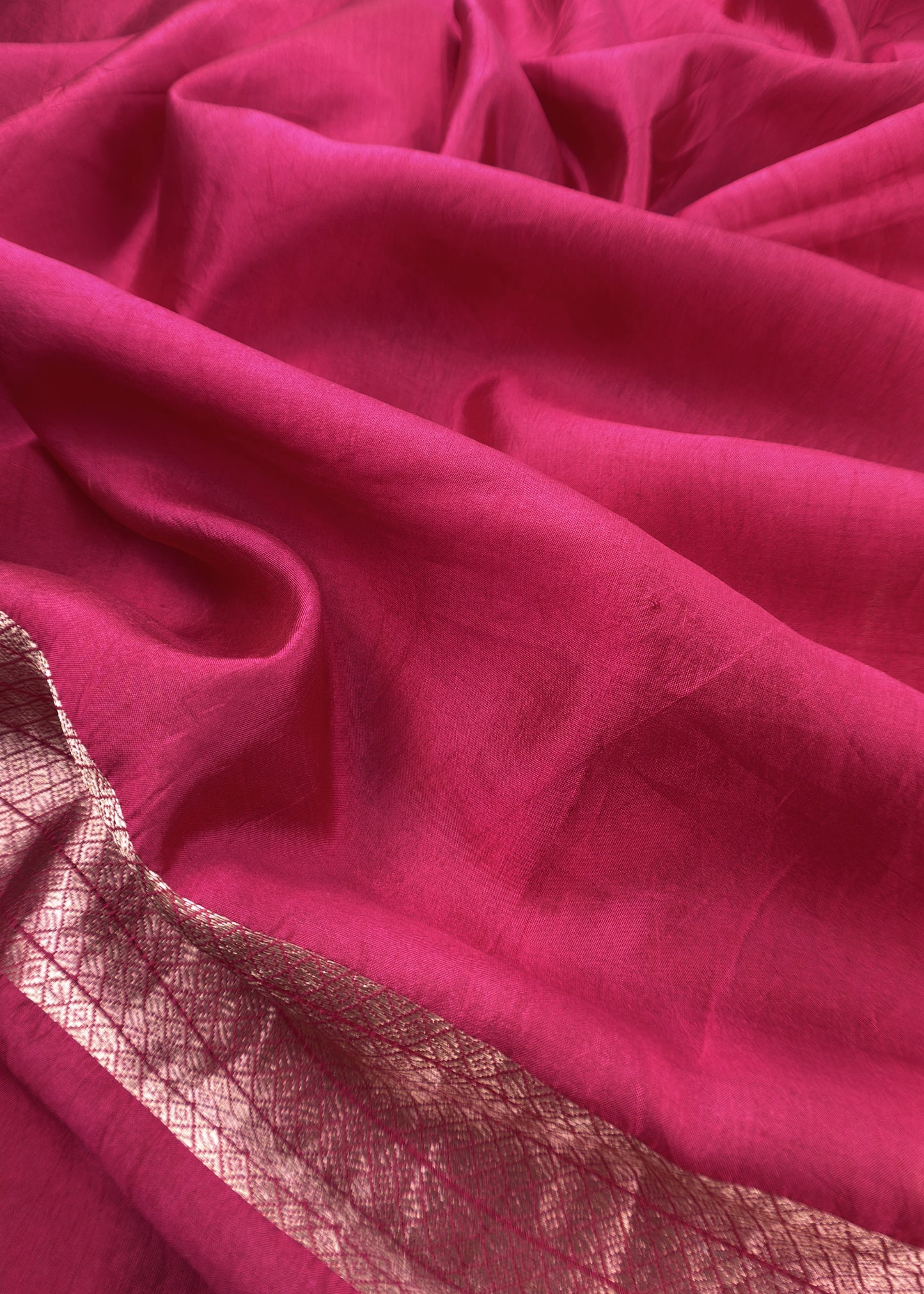 Lime green Handloom Katan Silk Suit Fabric With Peonies Kadwa Weaving