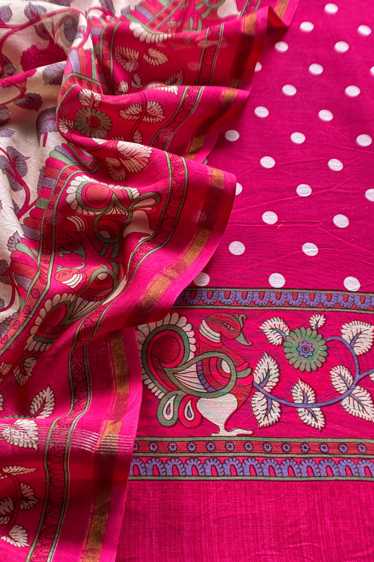 Pure maheshwari suit for women

