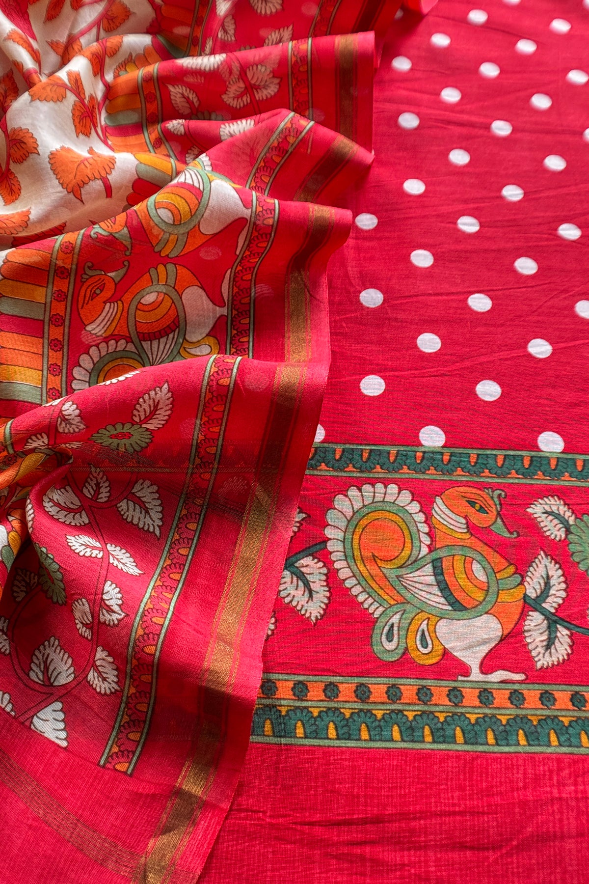 Pure maheshwari suit for women

